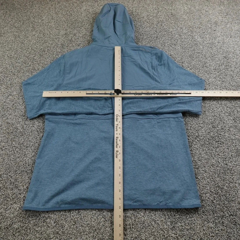 NEW Quiksilver Jacket Mens L Blue DryFlight Full Zip Skate Surf Windbreaker Coat